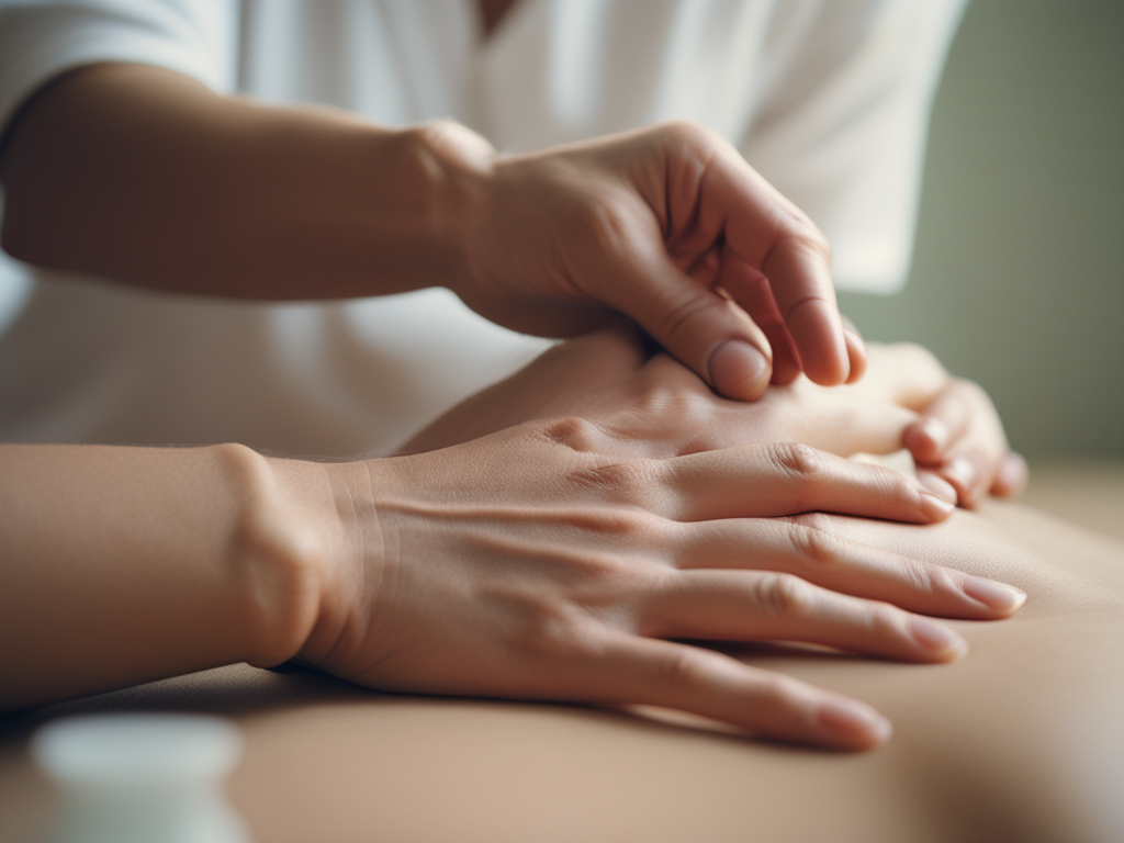 séance massage d'acupression pour le bien être